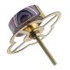Purple Texture Stone Brass Cabinet knob